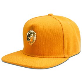 Hot selling original American lion's head iron label hip hop flat cap baseball cap cross-border supply map