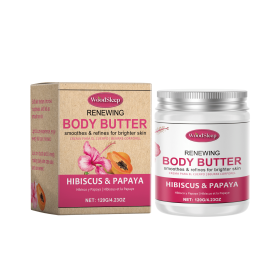 WoodSleep Hibiscus Flower Moisturizing Butter Moisturizer Hydrates, Nourishes And Restores Dry Skin And Softeners