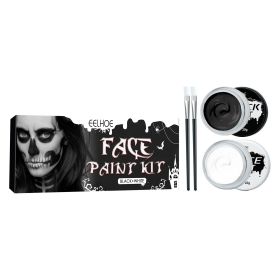 EELHOE Face Paint Kit, Body Paint Vampire Zombie Skull Face Body Makeup Paint