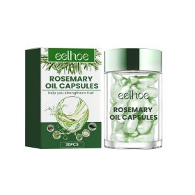 EELHOE Rosemary Oil Capsules, Nourish Hair Roots Prevent The Loss Of Solid Hair And Hair Moisturizing Hair Care Essential Oil