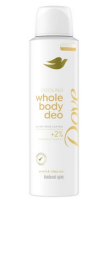Dove Women's Whole Body Deodorant Cooling Spray Peach & White Tea Aluminum Free, 4 oz