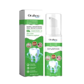 Oralhoe Herbal Oral Repair Foam, Deep Cleaning tartar Stone Fresh Breath Whitening teeth Oral mousse