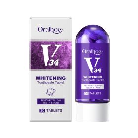 Oralhoe Whitening Toothpaste Tooth Cleaning Yellow Tartar And Oral Odor Care Portable Clean Tablet