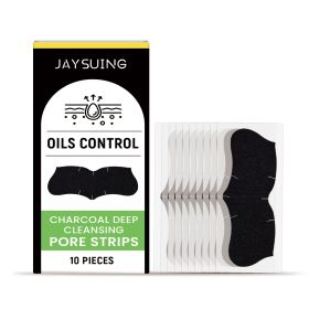 Jaysuing Charcoal Pore-Clearing Nasal Patch Clean Blackhead Acne Pore-Tightening Nasal Patch