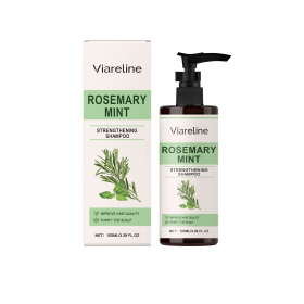 Viareline Rosemary Mint Shampoo Gently Moisturizes And Improves Dry Hair Smoothing And Glossy Shampoo
