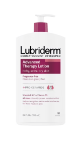 Lubriderm Advanced Therapy Fragrance Free Lotion, Vitamin E, 24 fl. oz
