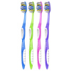 Colgate Extra Clean Flexible Grip Toothbrush; Medium; 4 Count