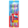 Colgate Extra Clean Flexible Grip Toothbrush; Medium; 4 Count
