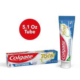 Colgate Total Teeth Whitening Mint Toothpaste; 5.1 oz Tube