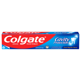 Colgate Cavity Protection Toothpaste with Fluoride; Minty Regular Flavor; 6 oz Tube
