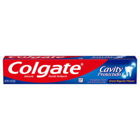 Colgate Cavity Protection Toothpaste with Fluoride; Minty Flavor; 2.5 oz Tube