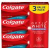 Colgate Optic White Advanced Teeth Whitening Toothpaste; Icy Fresh; 3.2 oz; 3 Pack