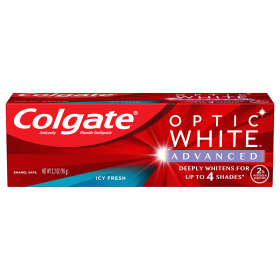 Colgate Optic White Advanced Teeth Whitening Toothpaste; Icy Fresh; 3.2 oz