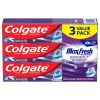 Colgate Max Fresh Knockout Whitening Toothpaste; Mint Fusion; 3 Pack; 6.3 oz