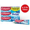 Colgate Max Fresh with Whitening Toothpaste; Cool Mint; 6.3 oz Tube; 3 Pack