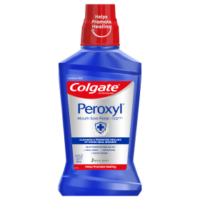 Colgate Peroxyl Mouth Sore Rinse; 1.5% Hydrogen Peroxide; Mild Mint; 500 ml; 16.9 fl.oz