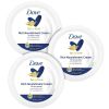 Dove Body Love Rich Nourishment Cream, Face, Hand & Body Lotion for Extremely Dry Skin, Fast-Absorbing 72-Hour Moisturizing Cream with Ceramide Serum