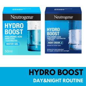 Neutrogena Hydro Boost Hydration Routine: Water Cream & Serum, 2 Items