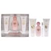 Prestige Princess Dreaming by New Brand for Women - 4 Pc Gift Set 3.3oz EDP Spray, 0.5oz EDP Spray, 4.3oz Shower Gel, 4.3oz Body Lotion