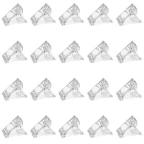 20Pcs Nail Tip Clips Quick Building Poly Gel UV LED Builder DIY Transparent Finger Tip Extension Tool