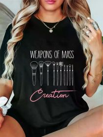 Fashion Tshirt Makeup Brush for Makeup Artist MUA - Funny Mass Creation T-Shirt
