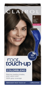Clairol Root Touch-Up by Nice'n Easy Permanent Hair Dye 4 Dark Brown Hair Color Pack of 1