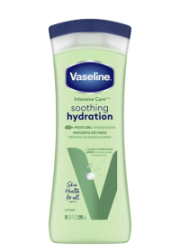 Vaseline Intensive Care Women's Hand & Body Lotion Hydrating Dry Skin with Aloe Vera Extract, 10 oz