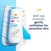 Dove Gentle Exfoliating Long Lasting Women's Body Wash All Skin Sea Minerals, 20 fl oz Twin Pack
