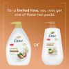 Dove Pampering Long Lasting Gentle Women's Body Wash All Skin Type, Shea Butter & Vanilla, 30 fl oz