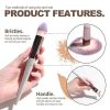 BS-MALL Makeup Brush Set 18 Pcs Premium Synthetic Foundation Powder Concealers Eye shadows Blush Makeup Brushes with black case with Case Set Portable