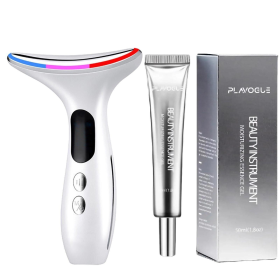 Customized Liquid Crystal Neck Device - White And Gel (Option: Gel)