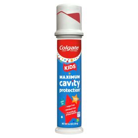 Colgate Kids Toothpaste Pump; Maximum Cavity Protection; 4.4 oz (Brand: Colgate)
