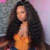 Water Wave 13x6 HD Lace Frontal Wig Brazilian Transparent 13x4 Lace Front Human Hair Wigs For Women Pre Plucked Cury Hair