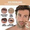 East Moon Men's Hydrating Energizing Eye Roller Firming And Lifting To Reduce Fine Lines And Dark Circles Under Eye Bags