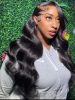 30 40 Inch Body Wave 13x4 13x6 Lace HD Transparent Front Wig Brazilian Human Hair Wigs 360 Lace Frontal Wigs For Women