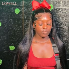 Straight Lace Front Wigs Human Hair 13X6 Hd Lace Frontal Wig 13X4 Bone Straight Human Hair Wigs Hair Accessories For Women (Hair Color, Density: 13x6 lace Wig, 180%, Stretched Length: 12INCHES)