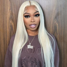 30 Inch 13x6 Straight 613 Lace Front Wigs Human Hair 13x4 Hd Transparent Lace Frontal Wig Brazilian Wigs On Sale Pre Plucked (Color: 13x4 Lace Front Wig, Stretched Length, Density: 36inches, 150%)