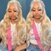 Blonde Wig 613 Hd Lace Frontal Wig Body Wave Human Hair Wig Lace Front Wig 13x6 13X4 Hd Lace Wigs 100% Full Lace Wigs