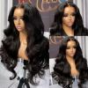 HD Transparent Body Wave 13x6 13x4 Lace Front Wig Brazilian Water Wave Ready To Wear 4x4 Lace Closure Glueless Wig For Women