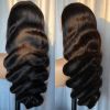 Body Wave Lace Front Human Hair Wig 32 34Inch 13x6 Lace Frontal Wigs Brazilian 4x4 Transparent Lace Closure Wigs Pre Plucked