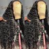 13x6 Deep Wave Frontal Wig Brazilian Human Hair Wigs 13x4 Hd Transparent Water Wave Curly Lace Front Human Hair Wig