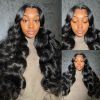 Brazilian Water Wave Lace Frontal Wigs Human Hair Wig For Women 30 32Inch 13x4 Hd Transparent 13x6 Body Wave Lace Front Wig