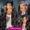 30 32 40 Inch Hd Transparent 13x4 13x6 360 Body Wave Lace Front Human Hair Wigs Brazilian Remy Lace Frontal Wigs For Black Women