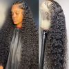 30 40 Inch Wave Water Culry 13x6 Hd Transparent Lace Frontal Wig Human Hair Deep Wave 13x4 360 Lace Front Wigs For Black Women