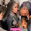 30 40 Inch Straight Human Hair 13x4 13x6 Hd Lace Frontal Wig Brazilian Lace Front Human Hair Wigs For Black Women Pre Plucked