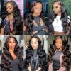 30 40 Inch Body Wave 13x4 13x6 Lace HD Transparent Front Wig Brazilian Human Hair Wigs 360 Lace Frontal Wigs For Women