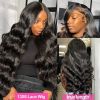 13x4 13x6 HD Transparent Glueless Body Wave Wig Pre Plucked 4x4 Lace Closure Wigs For Women Brazilian Lace Front Human Hair Wig