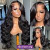 30 40 Inch HD Transparent Loose Body Wave 13x4 13x6 Lace Front Wig Brazilian Human Hair Wigs 360 Lace Frontal Wigs For Women