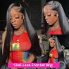 40 Inch 13x6 Lace Front Human Hair Wig Bone Straight Lace Front Wigs Human Hair 13x4 Hd Lace Frontal Wig Brazilian