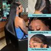 40 Inch Straight Human Hair 13x4 13x6 Hd Lace Frontal Wig Brazilian Lace Front Human Hair Wigs Glueless For Women Pre Plucked